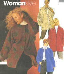 2968  McCalls UNLINED BUTTON/ ZIP JACKET COLLAR OR NOT PATTERN 26W-32W or 18W-24W Uncut choice